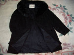 Vintage Designer Russian Broadtail Lamb Fur Swing Coat * Mink Collar!