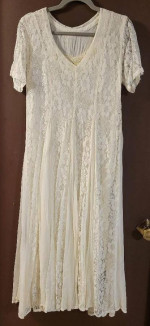 Dress - Lace - Wedding - Boho