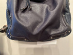 Coach Limited Edition Pinnacle Allie Navy Blue Leather Hobo Shoulder H