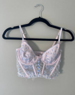 Lace pink and blue For Love and Lemons Corset