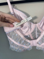Lace pink and blue For Love and Lemons Corset