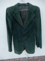 Green velevt jacket