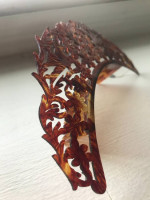 Vintage Faux Tortoiseshell Tiara Hair Comb From 1950s Spain