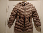 New Women's Hooded Packable Down Coat * Size Small * Hip Length *