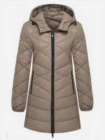 New Women's Hooded Packable Down Coat * Size Small * Hip Length *