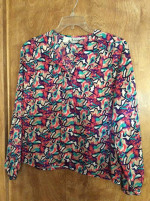 Vintage Notations blouse size 10