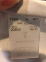White Cherokee Scrubs size small