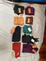Various Athleisurewear and retail accessories