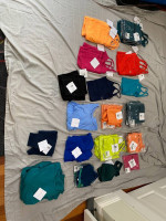 Various Athleisurewear and retail accessories