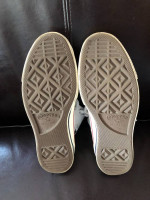 converse all star hi tops, ivory