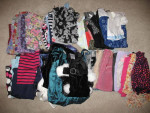 Girls size 6-8 wardrobe. Over 200 items, many name brands!