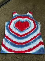 Tie dye tank tops
