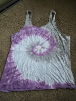 Tie dye tank tops