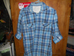 Blue Plaid Shirt