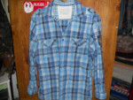 Blue Plaid Shirt