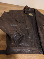 Airborne Leather Genuine Leather Jacket - Mens Large