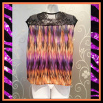 LOT OF 3 WOMENS SEXY SHEER TOPS SIZE M (READ)