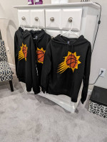 Phoenix Suns Black Hoodie Tops