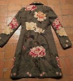 Stunning Biya Johnny Was Light-Weight Tweed Coat Jacket Embroidered XS