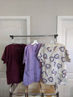 assorted nurses uniforms SCRUBS size medium, tops only $1 each ➡
