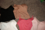 Women's large camisol tank tops with built in wire bra