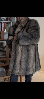 Fox Fur Coat. Handmade in Paris