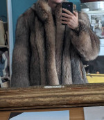 Fox Fur Coat. Handmade in Paris