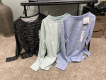 3 new Croft & Barrow Women's Tops Long Sleeve XL