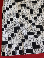 NWT Loudmouth Skort, crossword theme, size 14