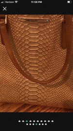 New Brahmin Harrison Fire Opal Seville Carryall
