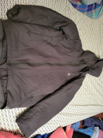 7 mesh outflow insulated softshell hoodie. mens large