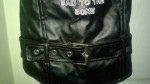 "Bad To The Bone" dog faux leather jacket - SM/MED