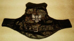 "Bad To The Bone" dog faux leather jacket - SM/MED