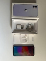 Apple iPhone 11-64GB - Purple (Unlocked) A2111 (CDMA + GSM) EXCELLANT