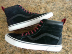 Like New Vans SK8-HI MTE Black Beet Suede Mens 9 womens 10