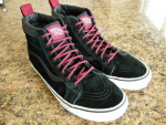 Like New Vans SK8-HI MTE Black Beet Suede Mens 9 womens 10