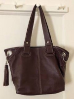 Leather purse, handbag, artisan-made