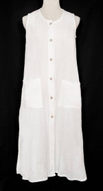 Portocruz White Mid Length Swimsuit Cover-Up - NEW
