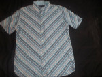 Vtg MEN'S SIZE L Y2K TOMMY HILFIGER CHEVRON SHIRT