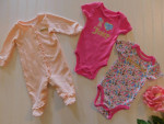 Baby Girls size 0-3M JUICY COUTURE Sleeper & Bodysuit Clothes Lot