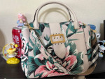 Burberry Buckle Tote Bag, Soft Grain Floral Print, Medium size