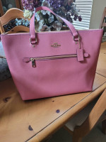 Pink Coach Gallery Tote Handbag