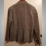 Bradley by bradley bayou grey SUEDE jacket size small