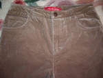 New Designer Beige Velour Velvet Stretch Jeans * Size 4 *