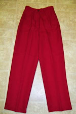 New Ladies Red Pants * Boot Cut *
