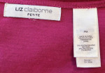 LIZ CLAIRBORNE PETITES Magenta Top (Petite Medium)