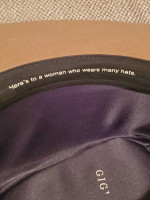 Bohemian Stiff Wide Brim Fedora with A-line