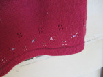 Maroon Dressy Sweater Top - S (4/6)