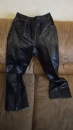 Leather pants, ladies 7/8