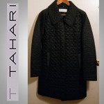T Tahari quilted coat size small